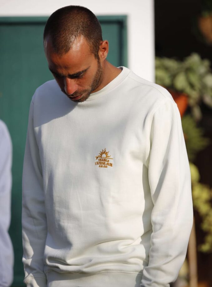Sudadera Thanks Father Sun – Blanca